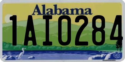 AL license plate 1AI0284
