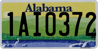 AL license plate 1AI0372