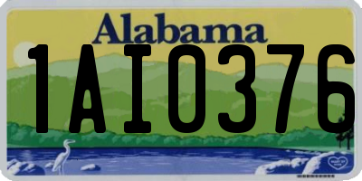 AL license plate 1AI0376