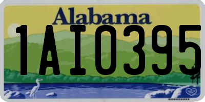 AL license plate 1AI0395