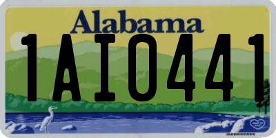 AL license plate 1AI0441