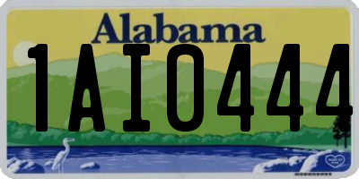 AL license plate 1AI0444