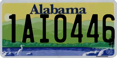 AL license plate 1AI0446