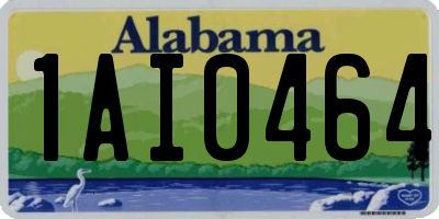 AL license plate 1AI0464