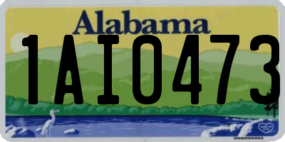 AL license plate 1AI0473