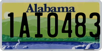 AL license plate 1AI0483
