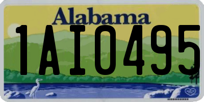 AL license plate 1AI0495