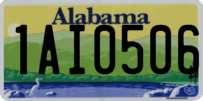 AL license plate 1AI0506