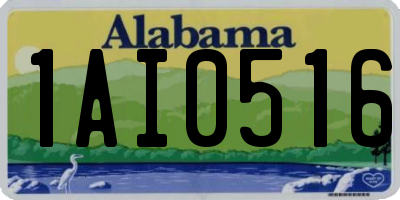 AL license plate 1AI0516
