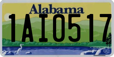 AL license plate 1AI0517