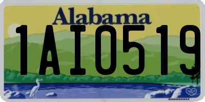 AL license plate 1AI0519
