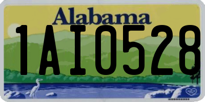 AL license plate 1AI0528