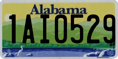 AL license plate 1AI0529