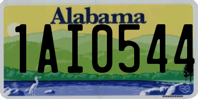 AL license plate 1AI0544