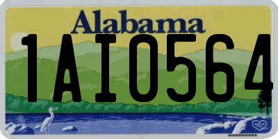 AL license plate 1AI0564