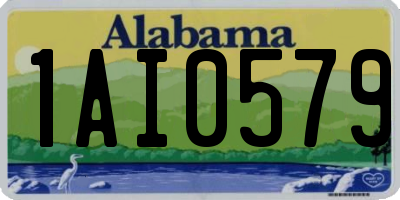 AL license plate 1AI0579
