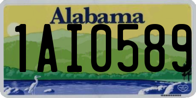 AL license plate 1AI0589