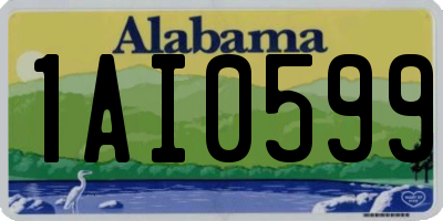 AL license plate 1AI0599