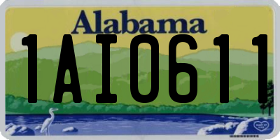 AL license plate 1AI0611