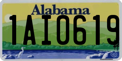 AL license plate 1AI0619