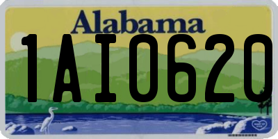 AL license plate 1AI0620