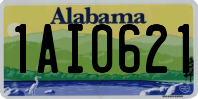 AL license plate 1AI0621