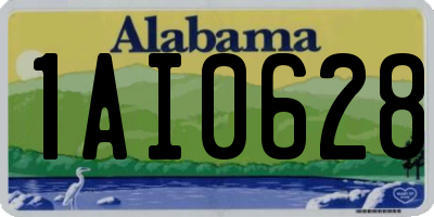 AL license plate 1AI0628