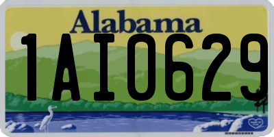 AL license plate 1AI0629