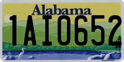 AL license plate 1AI0652