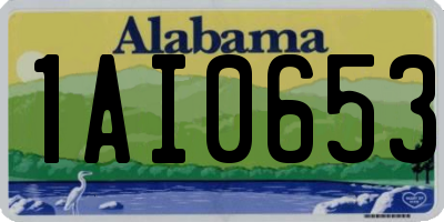 AL license plate 1AI0653