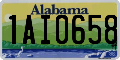 AL license plate 1AI0658