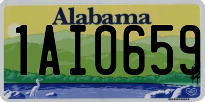 AL license plate 1AI0659