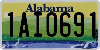 AL license plate 1AI0691