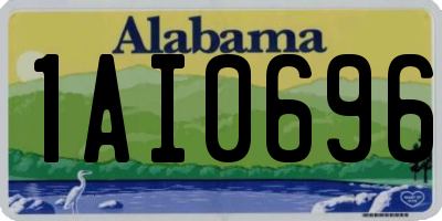 AL license plate 1AI0696