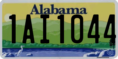 AL license plate 1AI1044