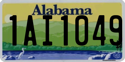 AL license plate 1AI1049