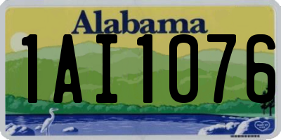 AL license plate 1AI1076