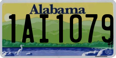 AL license plate 1AI1079