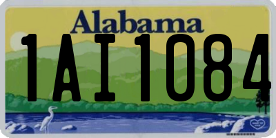 AL license plate 1AI1084