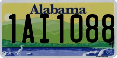 AL license plate 1AI1088