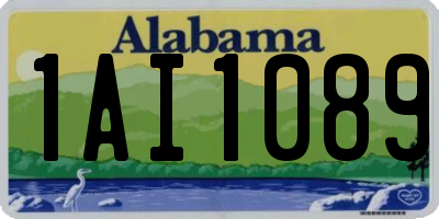 AL license plate 1AI1089