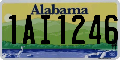 AL license plate 1AI1246