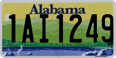 AL license plate 1AI1249