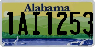 AL license plate 1AI1253