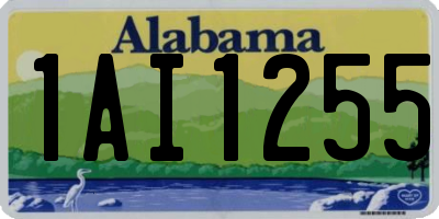 AL license plate 1AI1255