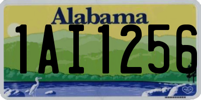 AL license plate 1AI1256