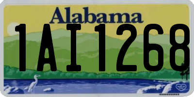 AL license plate 1AI1268
