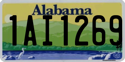 AL license plate 1AI1269