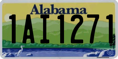 AL license plate 1AI1271