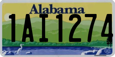 AL license plate 1AI1274